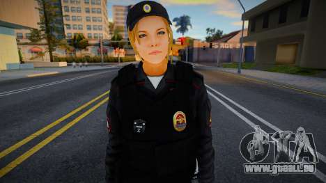 Femme policière avec gilet pare-balles (PPS) pour GTA San Andreas