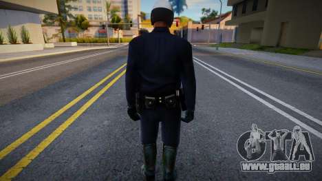 Polizist mit Helm für GTA San Andreas