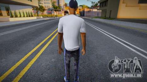 Ein junger Gangster im weißen T-Shirt für GTA San Andreas