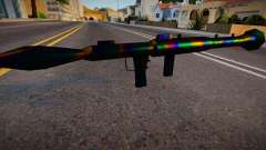 Iridescent Chrome Weapon - Rocketla für GTA San Andreas