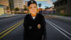 Femme policière avec gilet pare-balles (PPS) pour GTA San Andreas