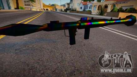 Iridescent Chrome Weapon - Rocketla pour GTA San Andreas