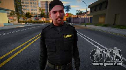 Employé de la société de sécurité privée en uniforme d’été pour GTA San Andreas