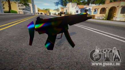Iridescent Chrome Weapon - MP5lng für GTA San Andreas
