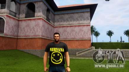 Kurt Cobain Nirvana Smiley T Shirt pour GTA Vice City Definitive Edition