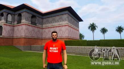 I regret Nothing Red T Shirt pour GTA Vice City Definitive Edition