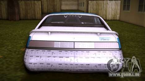 Pontiac Fiero FnF9 Rocket Edition pour GTA Vice City