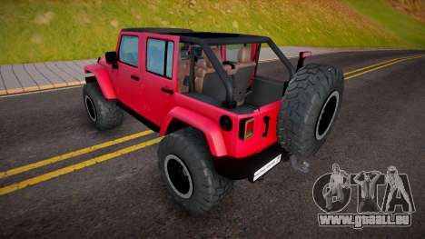 Jeep Wrangler 2012 Rubicon pour GTA San Andreas