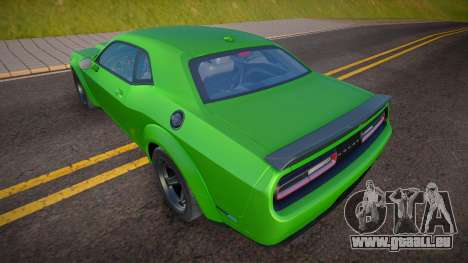 Dodge Challenger SRT Demon (Green) pour GTA San Andreas