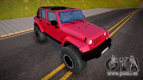Jeep Wrangler 2012 Rubicon pour GTA San Andreas