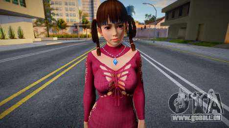 Dead or ALive XV Lei Fang Code Rouge für GTA San Andreas