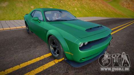 Dodge Challenger SRT Demon (Melon) pour GTA San Andreas