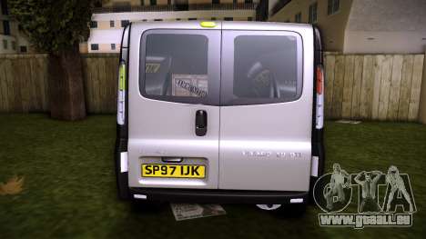 Vauxhall Vivaro pour GTA Vice City