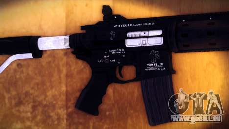 GTA V PC Vom Feuer Carbine Rifle pour GTA Vice City