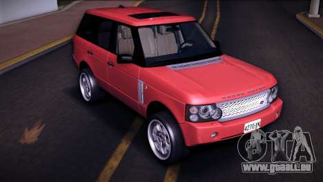 Range Rover Supercharged 2008 (TW Plate) pour GTA Vice City