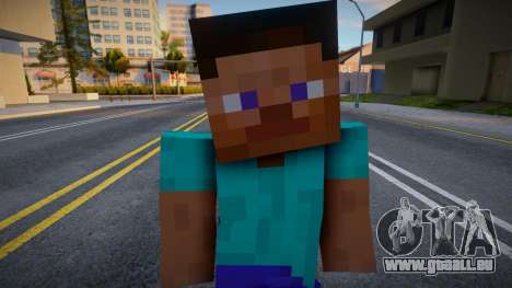 Minecraft Steve Skin V2 für GTA San Andreas