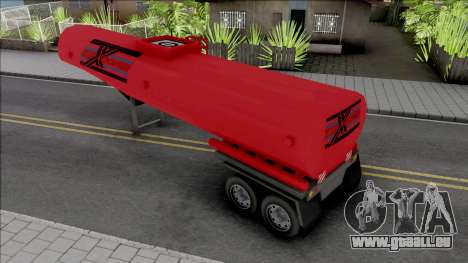 Red Petrol Tanker Trailer für GTA San Andreas