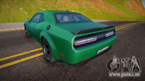 Dodge Challenger SRT Demon (Define Gaming) pour GTA San Andreas