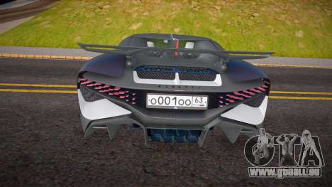 Bugatti Divo (R PROJECT) pour GTA San Andreas