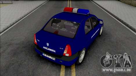 Dacia Logan Prestige Jandarmeria pour GTA San Andreas
