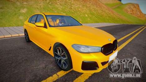 BMW 530d X-Drive 2020 Black pour GTA San Andreas