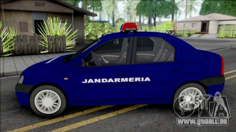 Dacia Logan Prestige Jandarmeria für GTA San Andreas