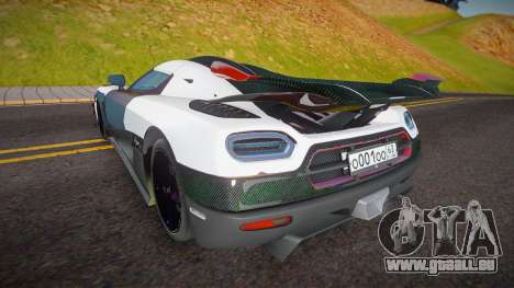 Koenigsegg Agera R (R PROJECT) pour GTA San Andreas