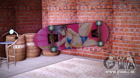 Skateboard Bat Weapon pour GTA Vice City