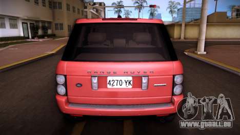 Range Rover Supercharged 2008 (TW Plate) für GTA Vice City