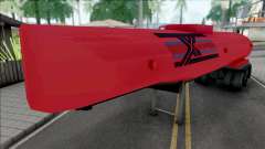Red Petrol Tanker Trailer pour GTA San Andreas