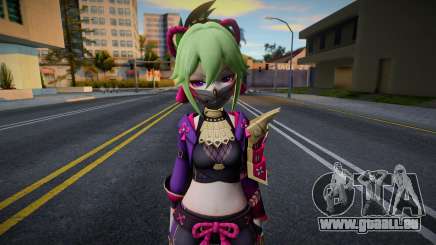 Genshin Impact Kuki Shinobu (Mask) für GTA San Andreas