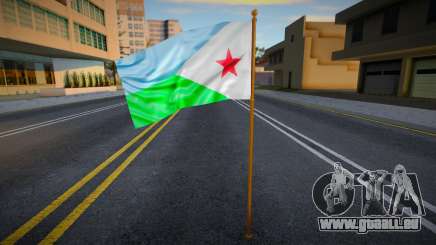 Djibouti Flag für GTA San Andreas
