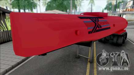 Red Petrol Tanker Trailer für GTA San Andreas