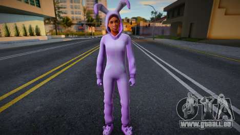 Fille en tenue de lapin pour GTA San Andreas