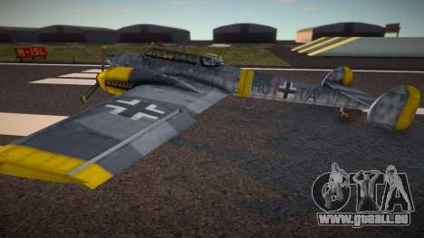 Messerschmitt BF110 Zerstorer für GTA San Andreas