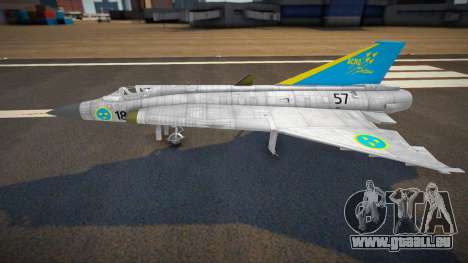 J35D Draken (Acro Deltas) für GTA San Andreas