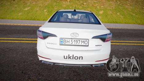 Hyundai Sonata 2015 Uklon Taxi pour GTA San Andreas