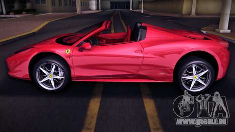 Ferrari 458 Spider (USA Plate) für GTA Vice City