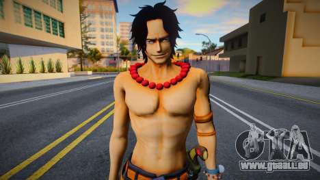 Portgas D. Ace From One Piece Pirate Warrior 3 für GTA San Andreas