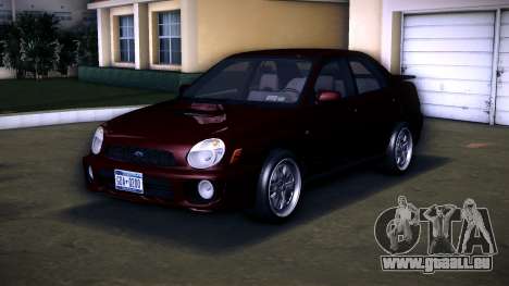 Subaru Impreza Sedan (GD) (US-Spec) 2002 pour GTA Vice City