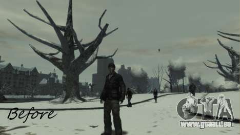 Realistic Winter Trees pour GTA 4