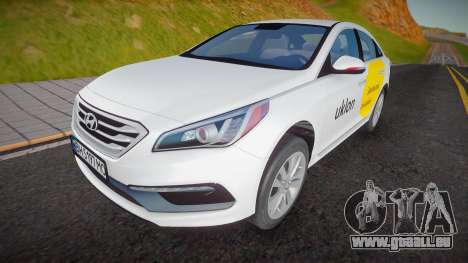 Hyundai Sonate 2015 Uklon Taxi für GTA San Andreas