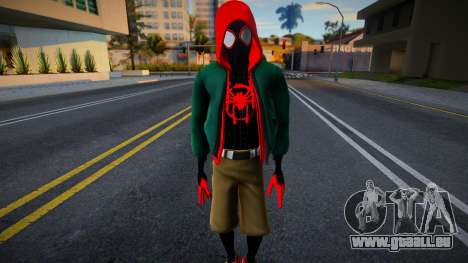 Miles Morales Into The Spider-Verse Jacket Suit pour GTA San Andreas