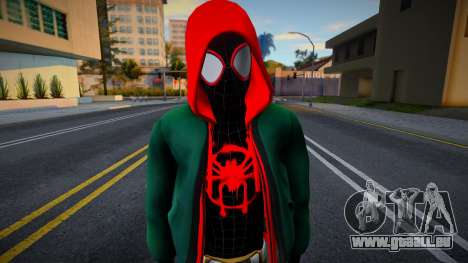 Miles Morales Into The Spider-Verse Jacket Suit für GTA San Andreas