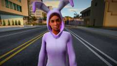Fille en tenue de lapin pour GTA San Andreas