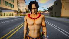Portgas D. Ace From One Piece Pirate Warrior 3 für GTA San Andreas