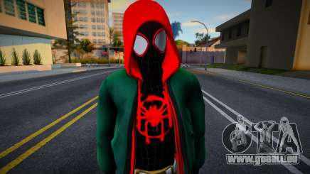 Miles Morales Into The Spider-Verse Jacket Suit pour GTA San Andreas