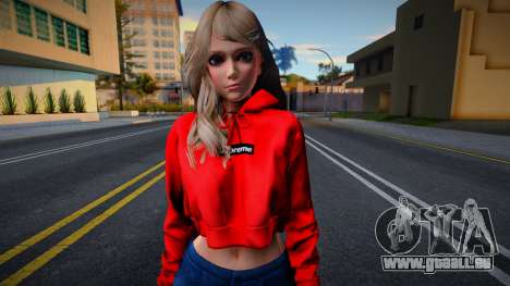 DOAXVV Amy - Fashion Casual V1 Crop Hoodie Supre für GTA San Andreas