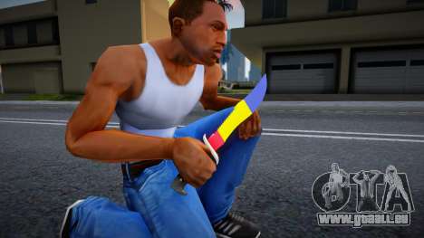 Knife with Romanian flag pour GTA San Andreas