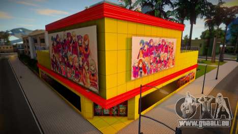 Japanese Corner Shop (Yellow-Red) für GTA San Andreas